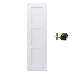 EH PUERTA 24 in. x 80 in. 2 Panel Solid Core White Primed MDF Wood ...