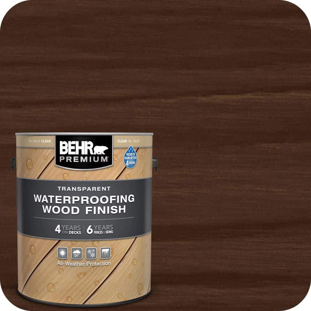 BEHR PREMIUM 1 gal. #T-104 Cordovan Brown Transparent