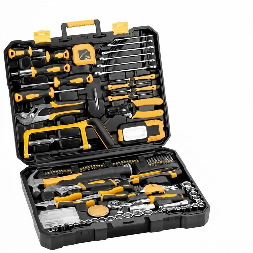 218 Piece Tool Kit for Home, General Household Tool Set with Screwdrivers, Wrenches, Hammer, Bow Saw, Electric Pen price history on PriceWatchPro