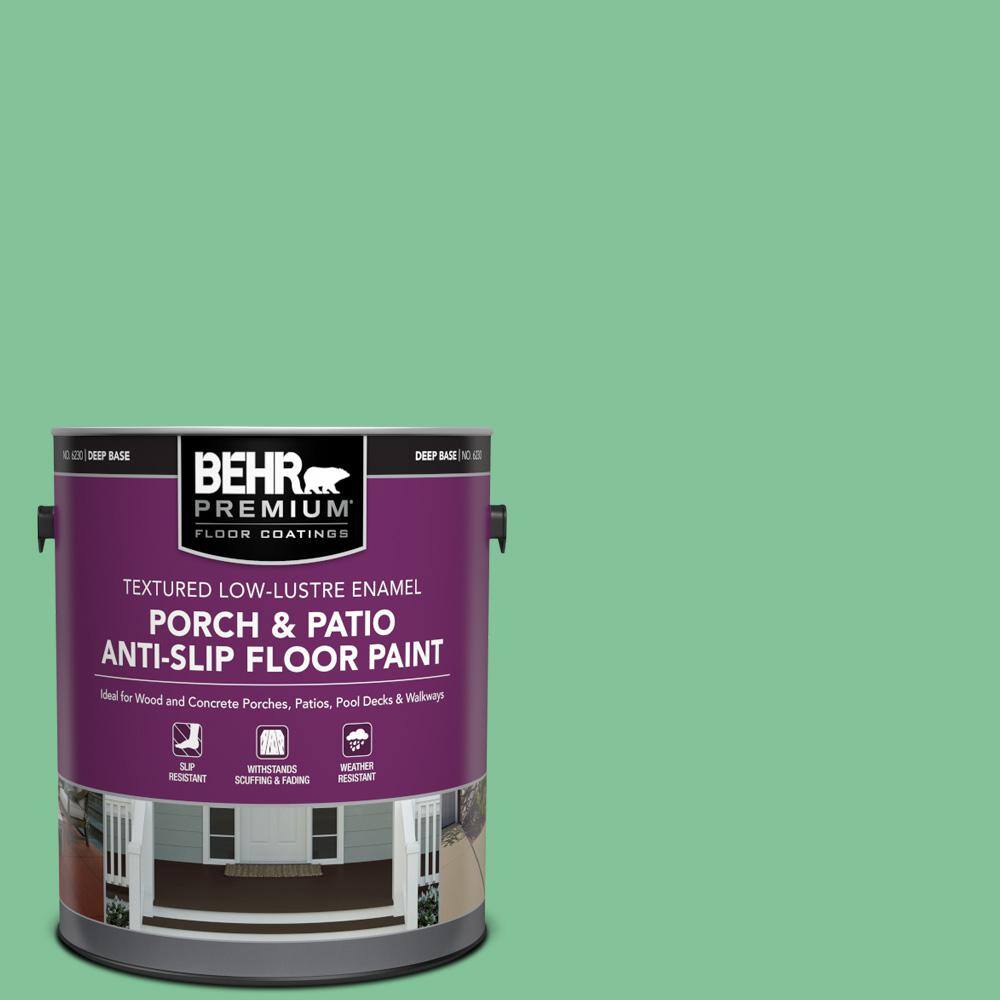 1 gal. #P410-4 Willow Hedge Textured Low-Lustre Enamel Interior/Exterior Porch and Patio Anti-Slip Floor Paint price history on PriceWatchPro