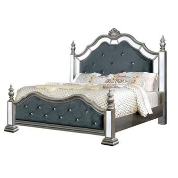 William's Home Furnishing Azha in Silver California King Bed CM7194CK-BED