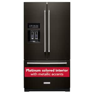 26.8 cu. ft. French Door Refrigerator in Black Stainless