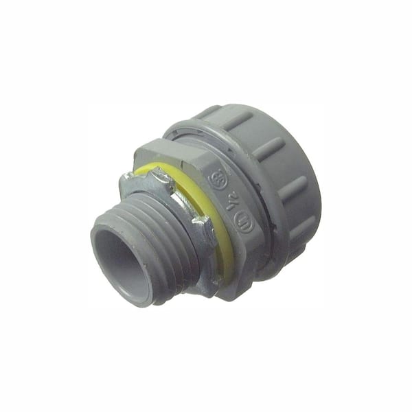 Halex 1/2 in. Liquid Tight Connector Nylon Multipiece (25-Pack)