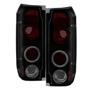 Ford F150 87-96 / Ford Bronco 88-96 Euro Style Tail Lights - Black Smoke