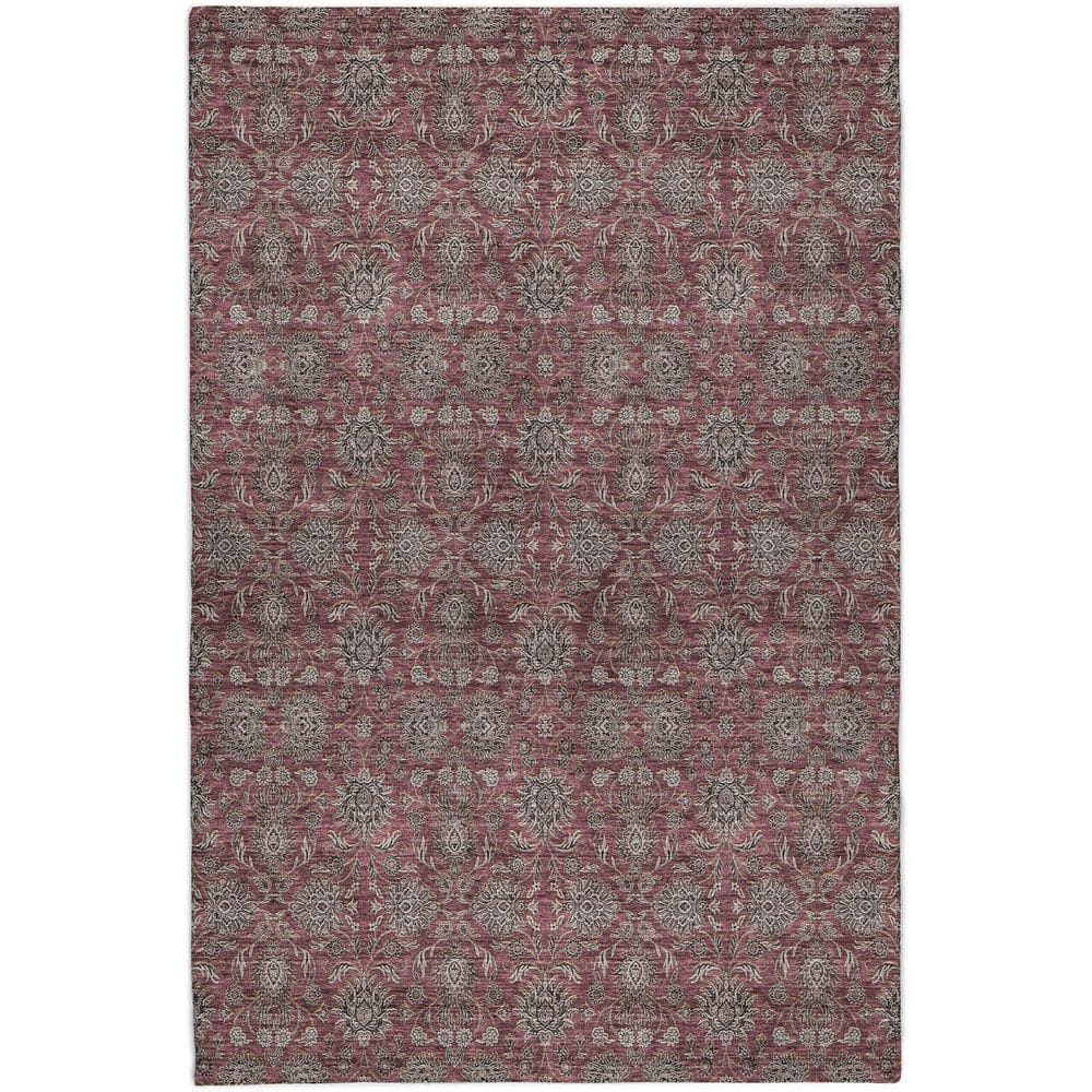 Dream Shag Premium Machine Washable Abstract ADS702 Merlot 3 ft. x 5 ft. Area Rug price history on PriceWatchPro