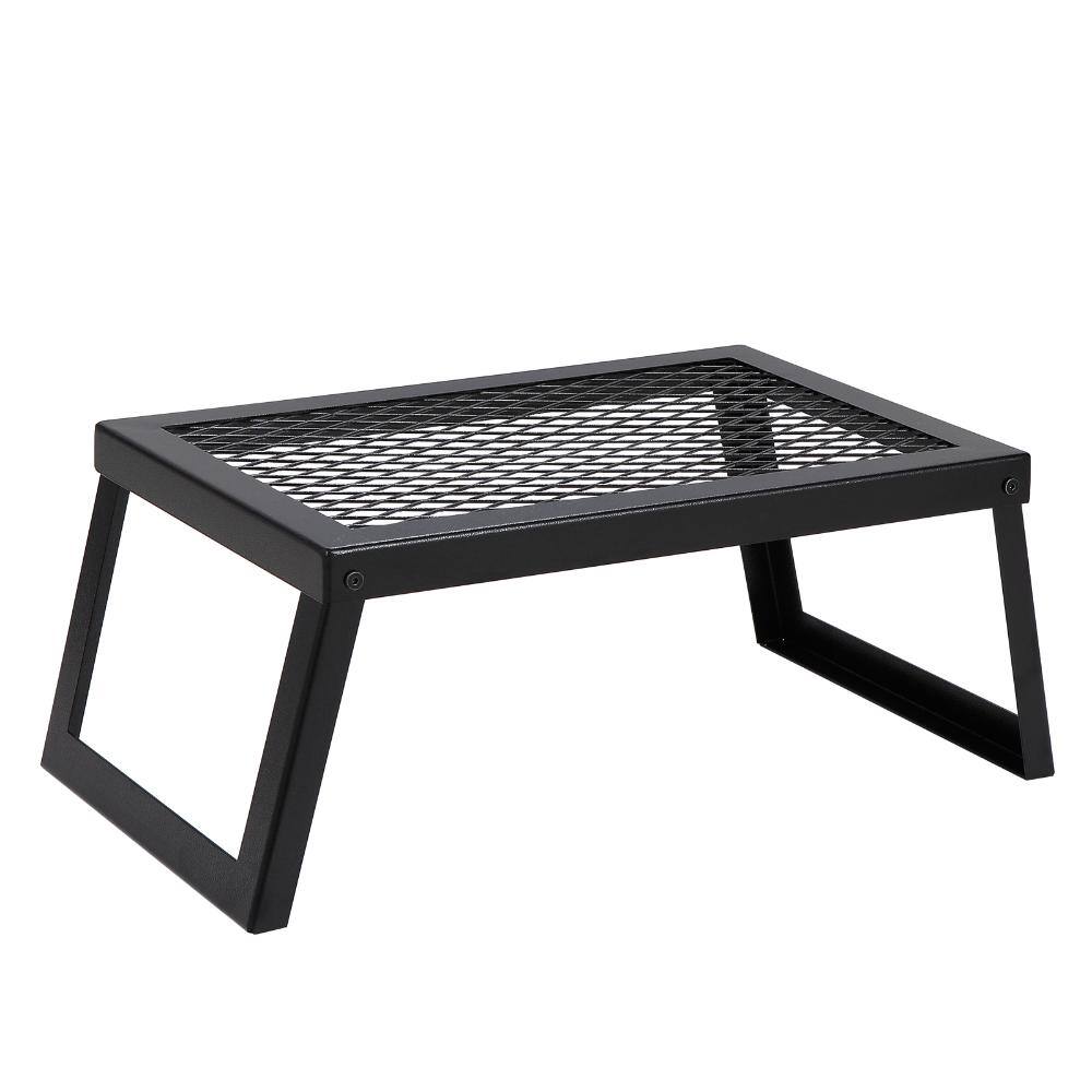 Folding Campfire Grill, Heavy Duty Steel Mesh Grate, 18 in. Portable Camping Grates Over Fire Pit price history on PriceWatchPro
