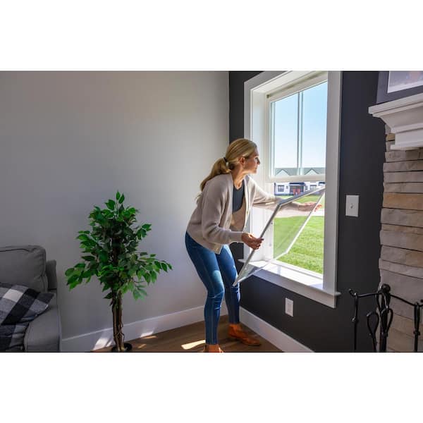 26.875 in. x 24 in. Double Hung Window Screen for American Craftsman 70-series screened with Premium AllergyGuard Mesh