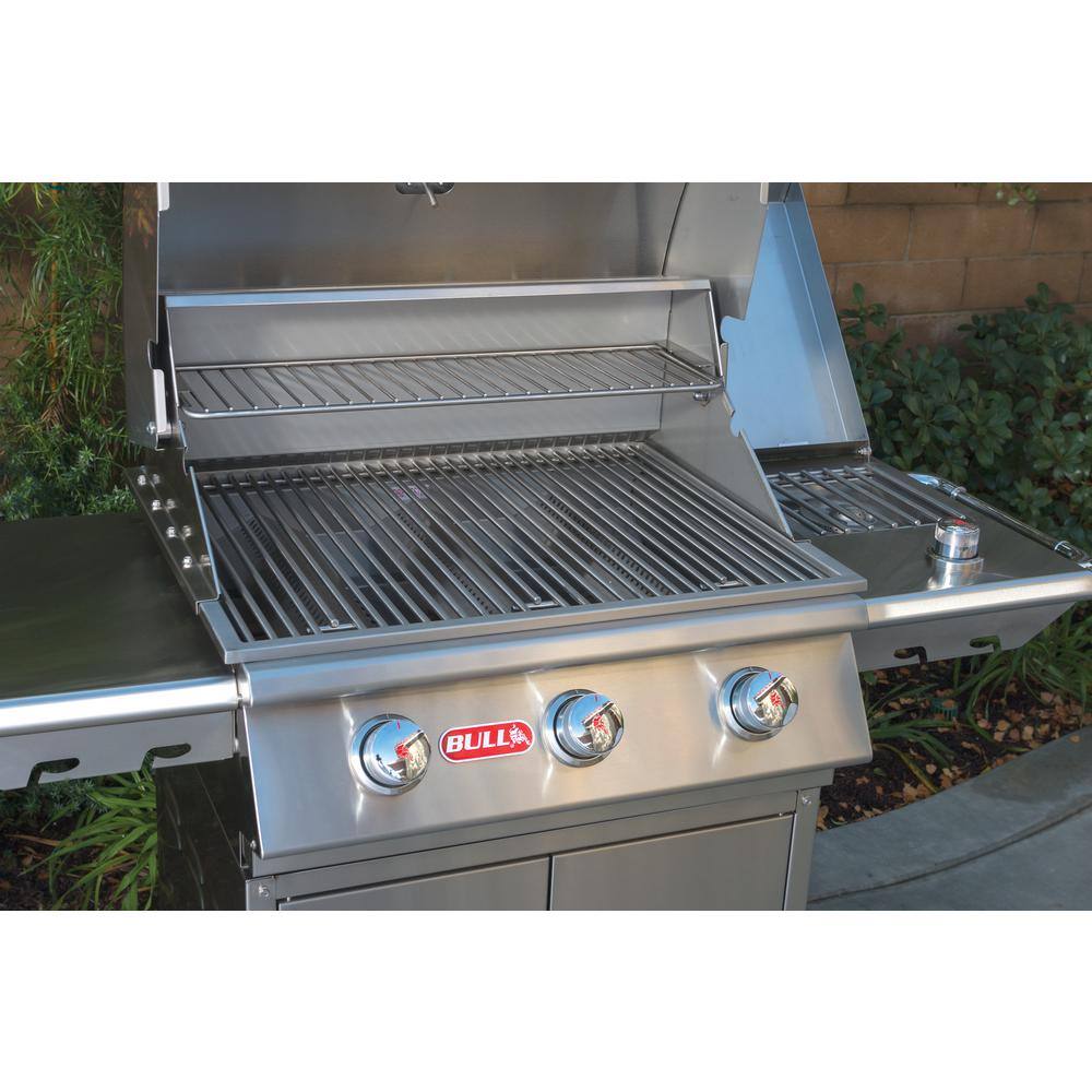 Bull Stainless Steel Side Burner for Freestanding Cart Grills