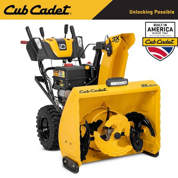 Cub Cadet 3X MAX 30 in. 420cc Fuel Injected (EFI) Three-Stage Electric Start Gas Snow Blower w/IntelliPower and Heated Grips