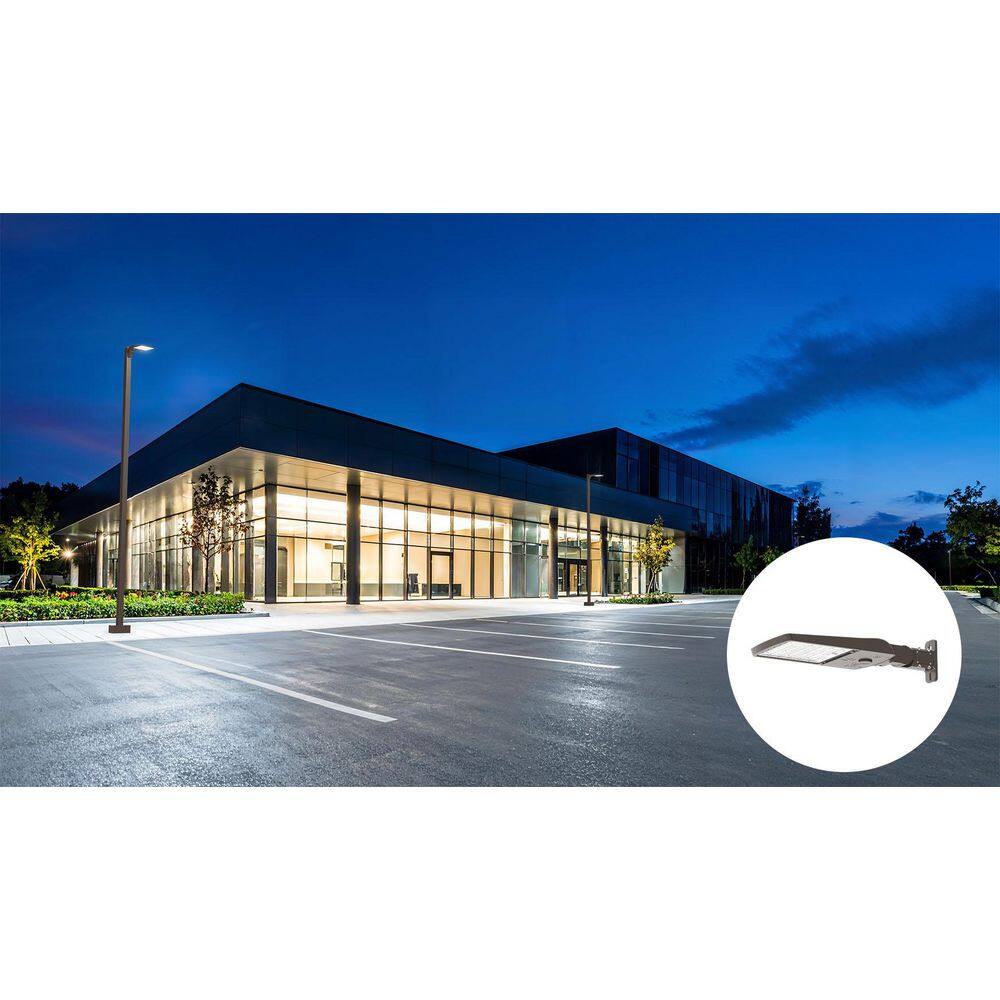 Contractor Select EAX1 400-Watt Equivalent Integrated LED Dark Bronze Weather Resistant Area Light (3000K/4000K/5000K) price history on PriceWatchPro