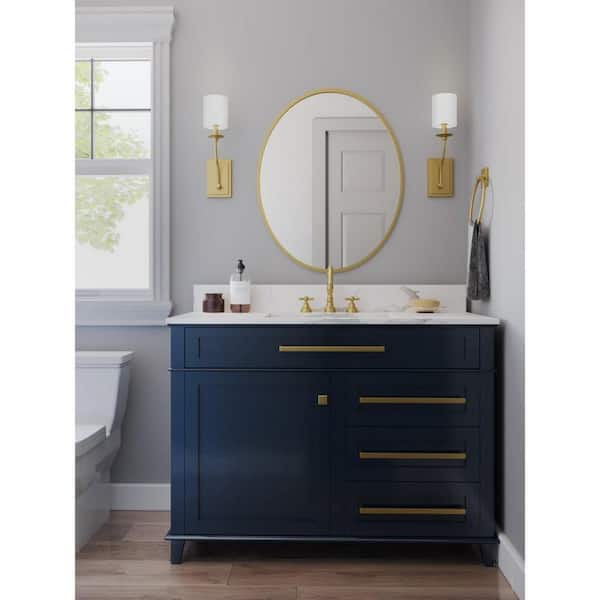 Progress Lighting Bonita 1-Light Satin Brass Wall Sconce