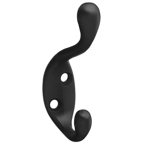 Stanley-National Hardware 3-1/2 in. Basic Coat and Hat Hook in Oil-Rubbed Bronze