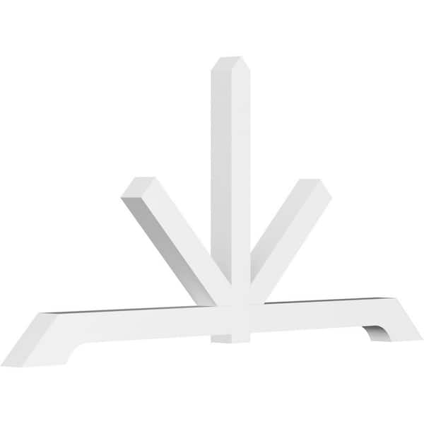 Ekena Millwork Vanguard 84 in. W x 42 in. H x 4 in. D Signature Polyurethane Bracket