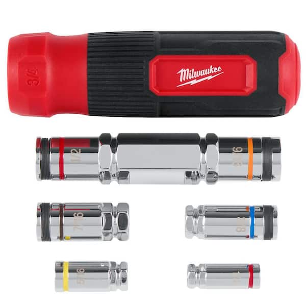 Milwaukee 7-in-1 HollowCore Multi-Nut Driver 48-22-2923 - The Home