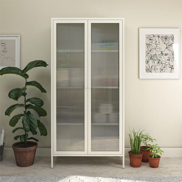 Ameriwood Home Ashbury Heights 35.38-in W x 72.83-in H Steel Black Freestanding Utility Storage Cabinet