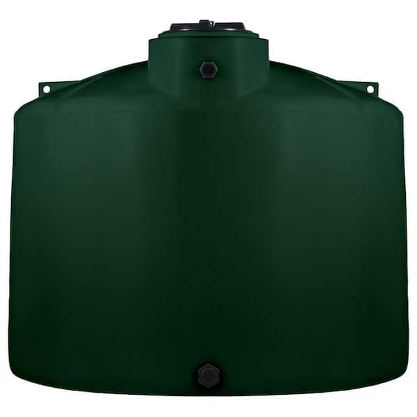 1550 gal. Dark Green Polyethylene Vertical Water Storage Tank