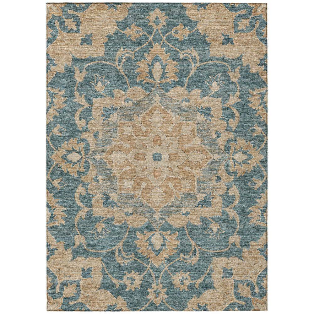 Chantille Machine Washable Indoor/Outdoor Abstract ACN2954 Teal 5 ft. x 7 ft. 6 in. Area Rug price history on PriceWatchPro