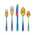 Logan Rainbow Mirror 20-Piece Flatware Set (Service for 4)