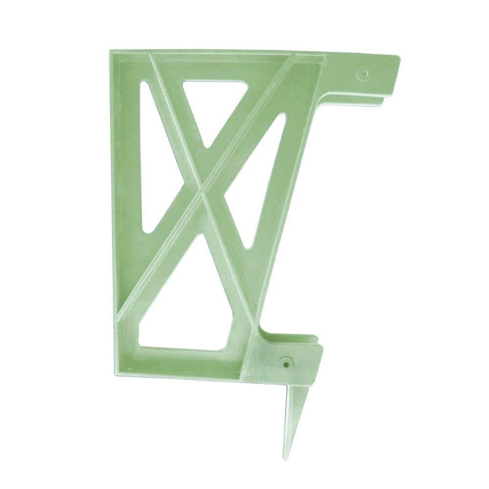 Peak Products Plastic Deck Bench Bracket in Khaki 2601 The Home Depot