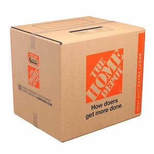 24 in. L x 20 in. W x 21 in. D Heavy-Duty Extra-Large Moving Box with Handles (40-Pack)