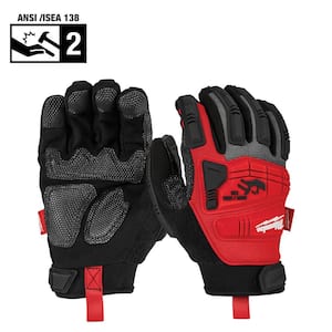 Milwaukee Medium Red Nitrile Level 5 Cut Resistant Impact Dipped Work Gloves  48-22-8981 - The Home Depot