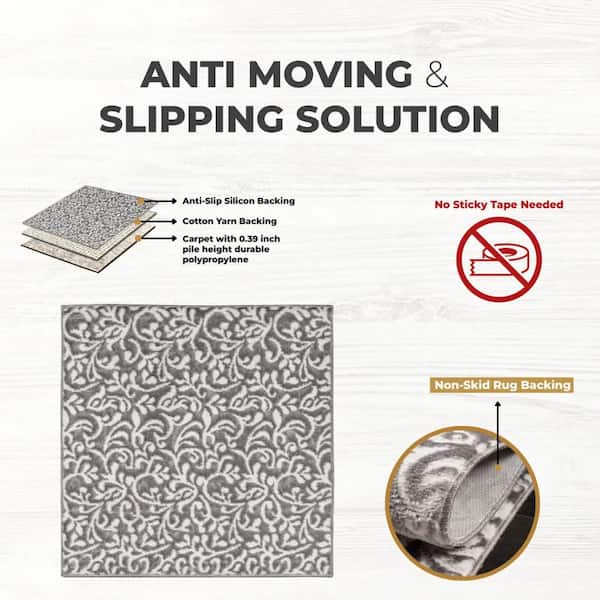 Non-slip Mesh Silicone Pvc Anti-slip Mat Home Sofa Tablecloth Bed Sheet  Holder Yoga Carpet Non-slip Mat Easy To Clean Large Size