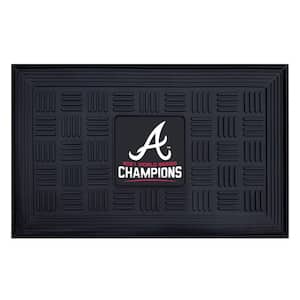 MLB Atlanta Braves World Series 2021 Champions 19.5 in. x 31.25 in. Door Mat
