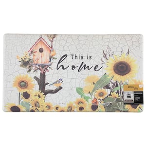 Cloud Comfort This is Home 18 in. x 30 in. Anti-Fatigue Kitchen Mat