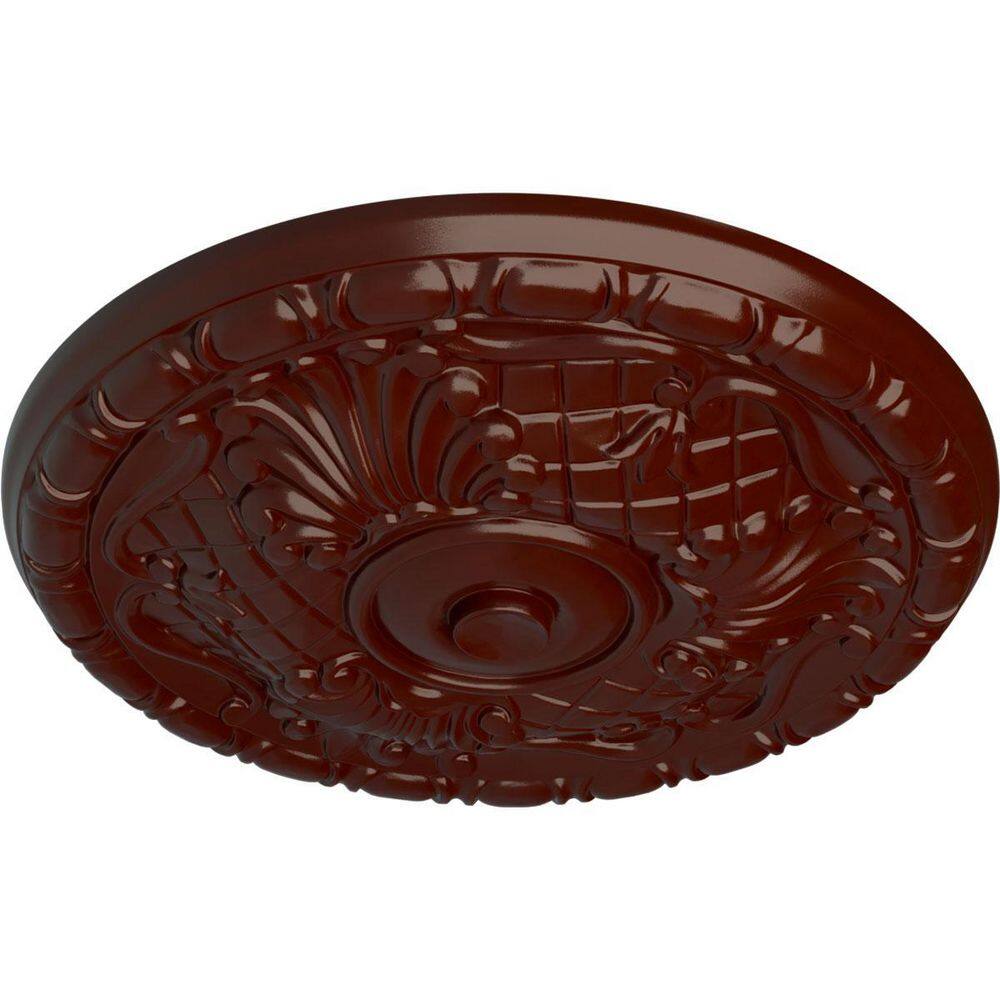 Amelia Brushed Mahogany Polyurethane Ceiling Medallion