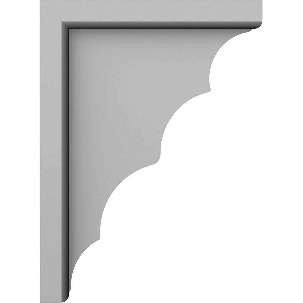 Off-White Urethane Traditional Decorative Bracket