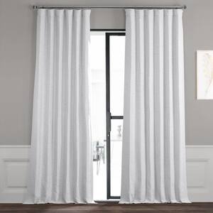 Chalk Off White Rod Pocket Blackout Curtain - 50 in. W x 96 in. L (1 Panel)