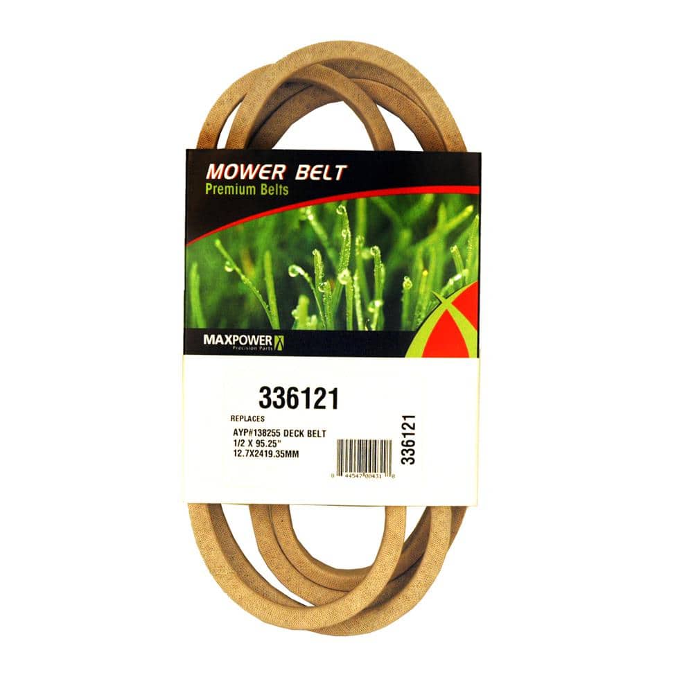 Secondary Deck Drive Belt for Craftsman, Husqvarna, Poulan Mowers Replaces OEM #'s 138255, PP12002, 532-138255, 160855 price history on PriceWatchPro