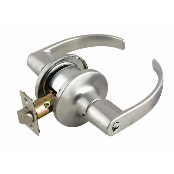 Design House C-Series Commercial Grade Satin Chrome Curved Classroom Door Lever