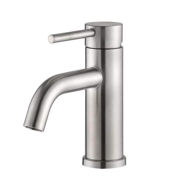 Miscool Banyan Single Handle Bathroom Faucet in Brushed Nickel