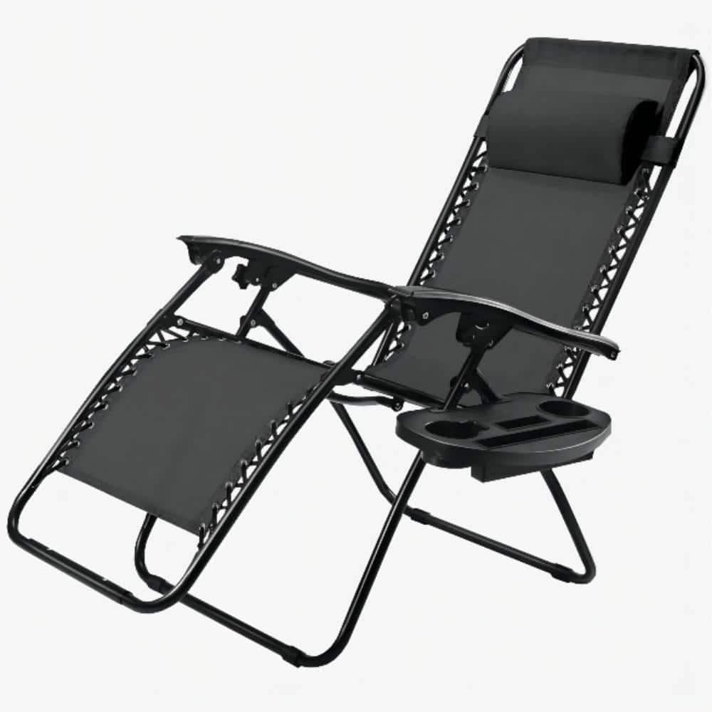Outdoor Folding Zero Gravity Reclining Lounge Chair