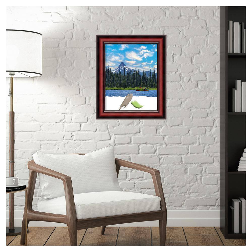 Rubino Cherry Scoop 11x14 Wood Wall Picture Frame