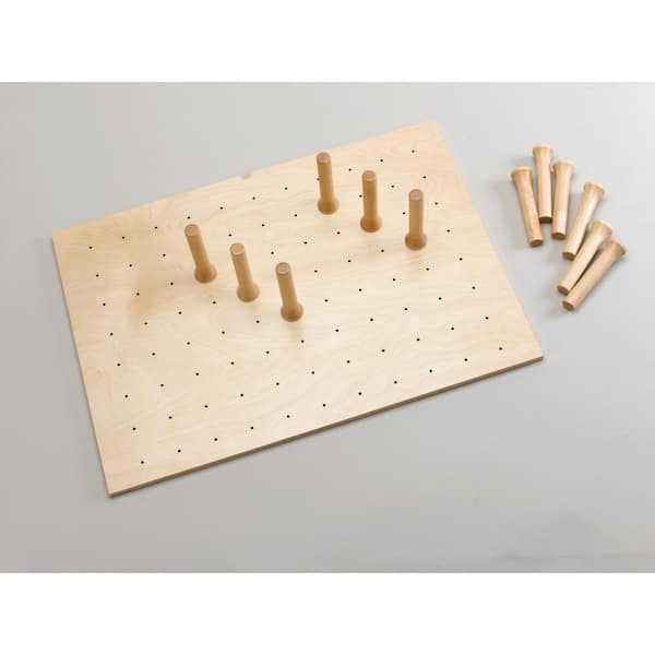 Rev-A-Shelf 6.625 in. H x 39.25 in. W x 21.25 in. D Large Cabinet Drawer Peg System Insert with Wood Pegs