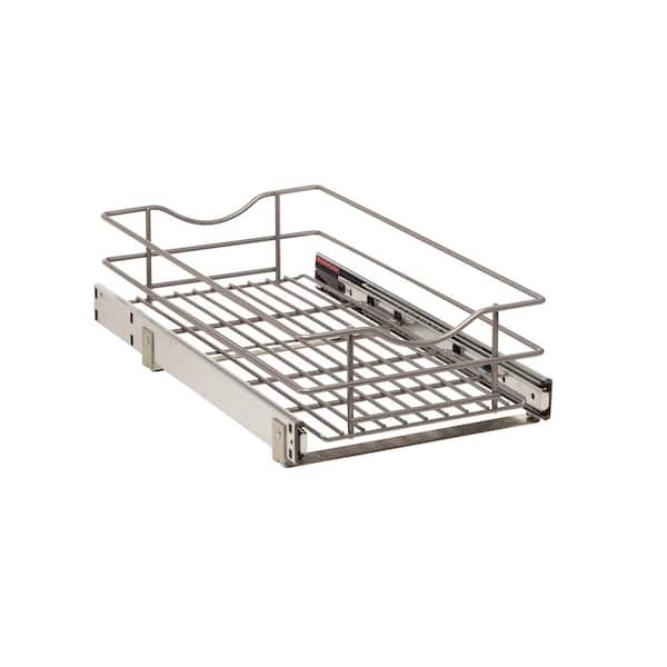 Simply Put 11 in. Single Tier Wire Soft-Close Pullout Basket
