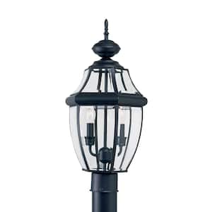 Lancaster 2-Light Traditional Outdoor Black Post Top