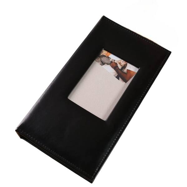 Premium Series Black 4 x 6 PU Leather 300-Pocket Photo Album