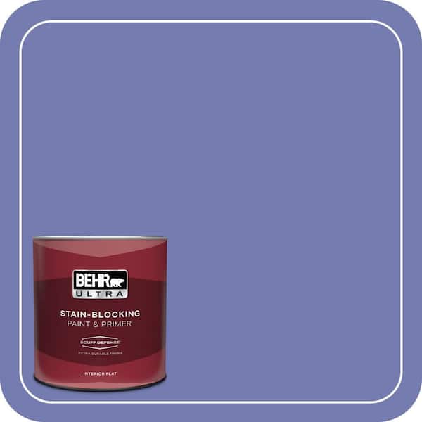 BEHR ULTRA 1 qt. #620B-6 Magic Moment Extra Durable Flat Interior Paint & Primer
