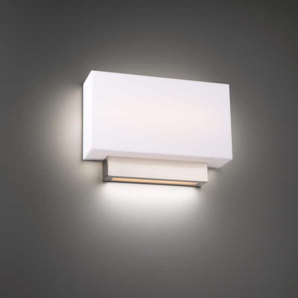 WAC Lighting Maven 14 in. 3000K Brushed Nickel LED Vanity Light Bar and Wall Sconce