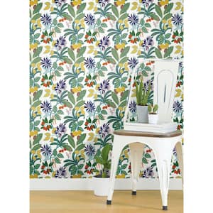Green and Yellow Funky Jungle Peel and Stick Wallpaper (Covers 28.29 sq. ft.)