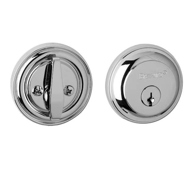 DELANEY HARDWARE Bravura Elite 310B Solid Zinc Polished Chrome Single Cylinder Deadbolt