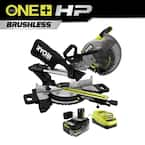 Ryobi 10 cordless on sale miter saw