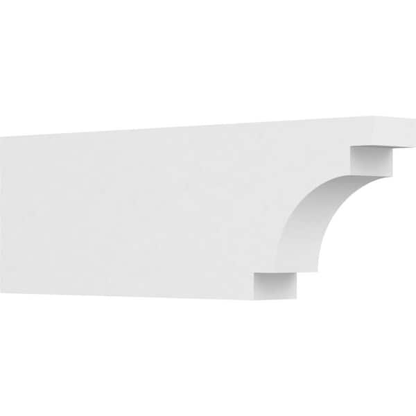 Ekena Millwork 3 in. x 8 in. x 24 in. Mediterranean PVC Rafter Tail Brace