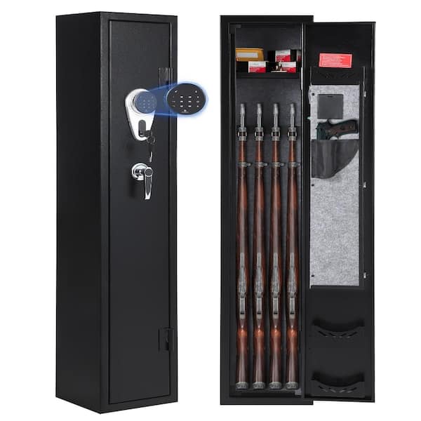 Heavy Duty Tool Safe Cabinet with Adjustable Racks and Shelf for Rifles and Pistols, Large Digital Locker