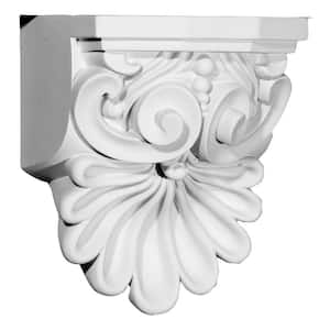 6-3/8 in. x 5-5/8 in. x 9 in. Polyurethane Quentin Shell Corbel
