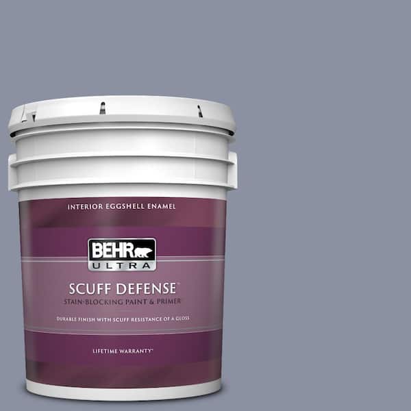 BEHR ULTRA 5 gal. #620F-4 Violet Shadow Extra Durable Eggshell Enamel Interior Paint & Primer