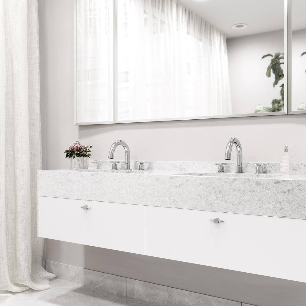 Wythe Chrome 8.5" Widespread Bathroom Faucet with Two Handles